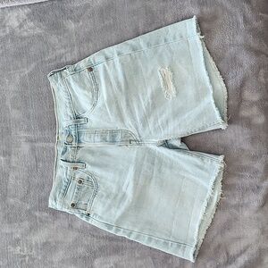 Levi's Mid Thigh Cutoff Jean Shorts